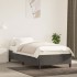 Estructura de cama sin colchón terciopelo gris oscuro 90x190
