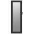 Espejo con joyero de pared negro 30x8,5x90