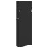 Espejo con joyero de pared negro 30x8,5x90