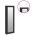 Espejo con joyero de pared negro 30x8,5x90