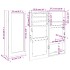 Espejo con joyero de pared 30x8,5x67