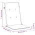Cojines de silla de respaldo alto 6 uds tela rayas