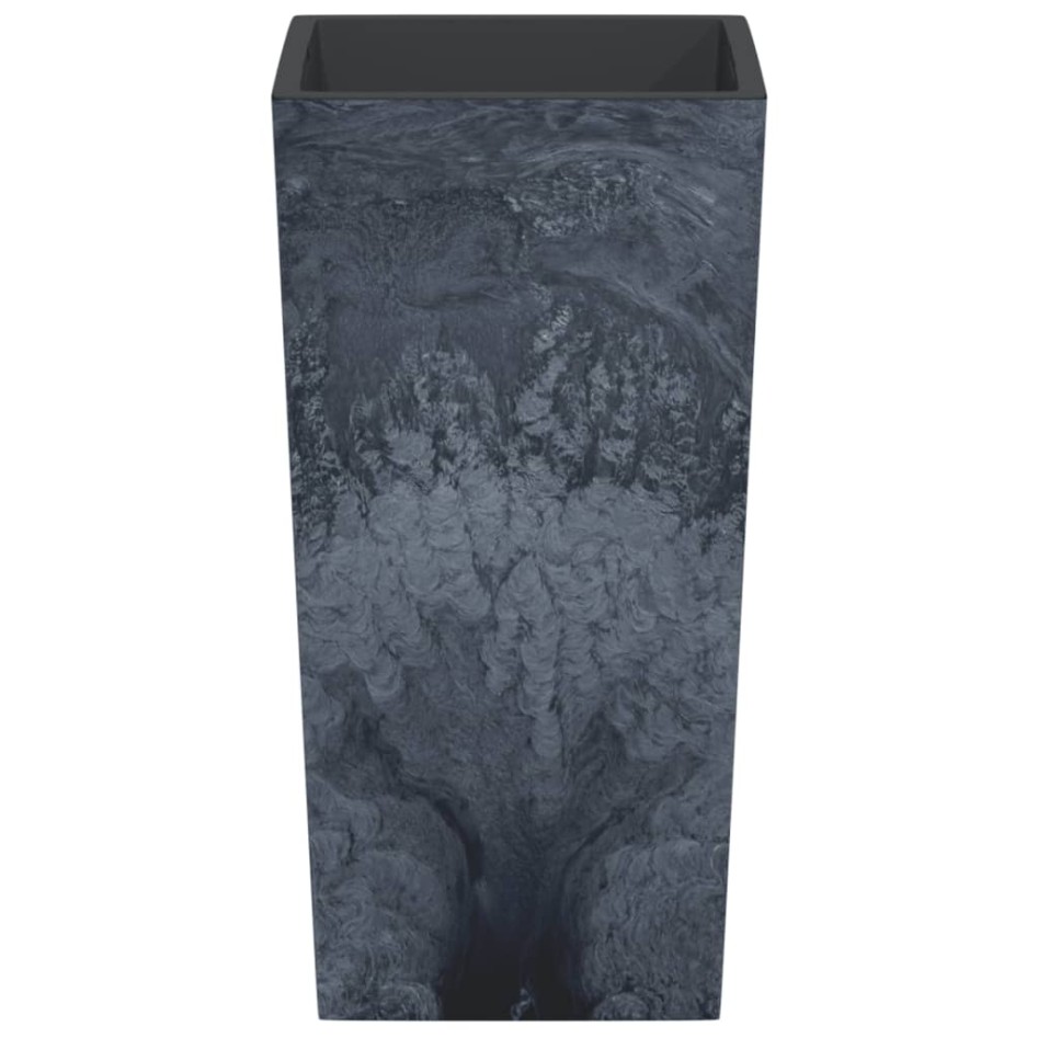 Macetero interior extraíble PP hormigón gris antracita 21/49