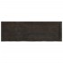 Encimera de baño madera tratada marrón oscuro 120x40x(2-6)