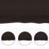 Encimera de baño madera tratada marrón oscuro 120x40x(2-6)