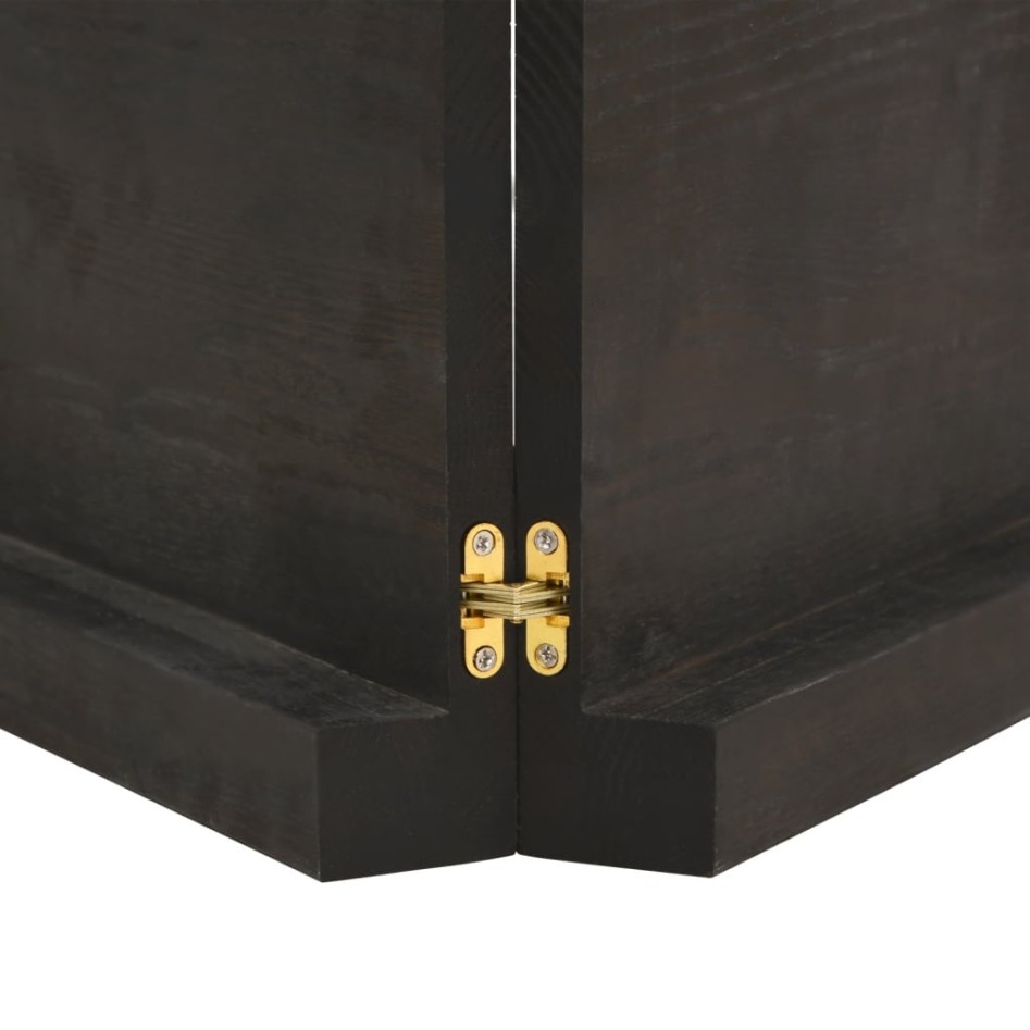 Encimera de baño madera tratada marrón oscuro 120x40x(2-6)