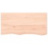 Encimera de baño madera maciza sin tratar 100x50x2