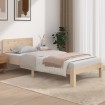 Estructura de cama individual sin colchón 90x190 cm