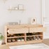 Mueble zapatero de madera maciza de pino 110x34x52