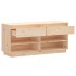 Mueble zapatero de madera maciza de pino 110x34x52