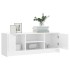 Mueble de TV madera de ingeniería blanco brillo 102x30x37,5