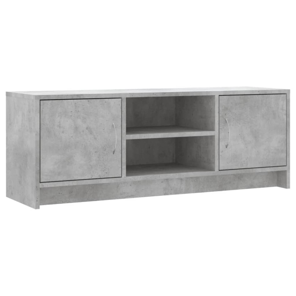 Mueble de TV madera de ingeniería gris hormigón 102x30x37,5