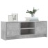 Mueble de TV madera de ingeniería gris hormigón 102x30x37,5