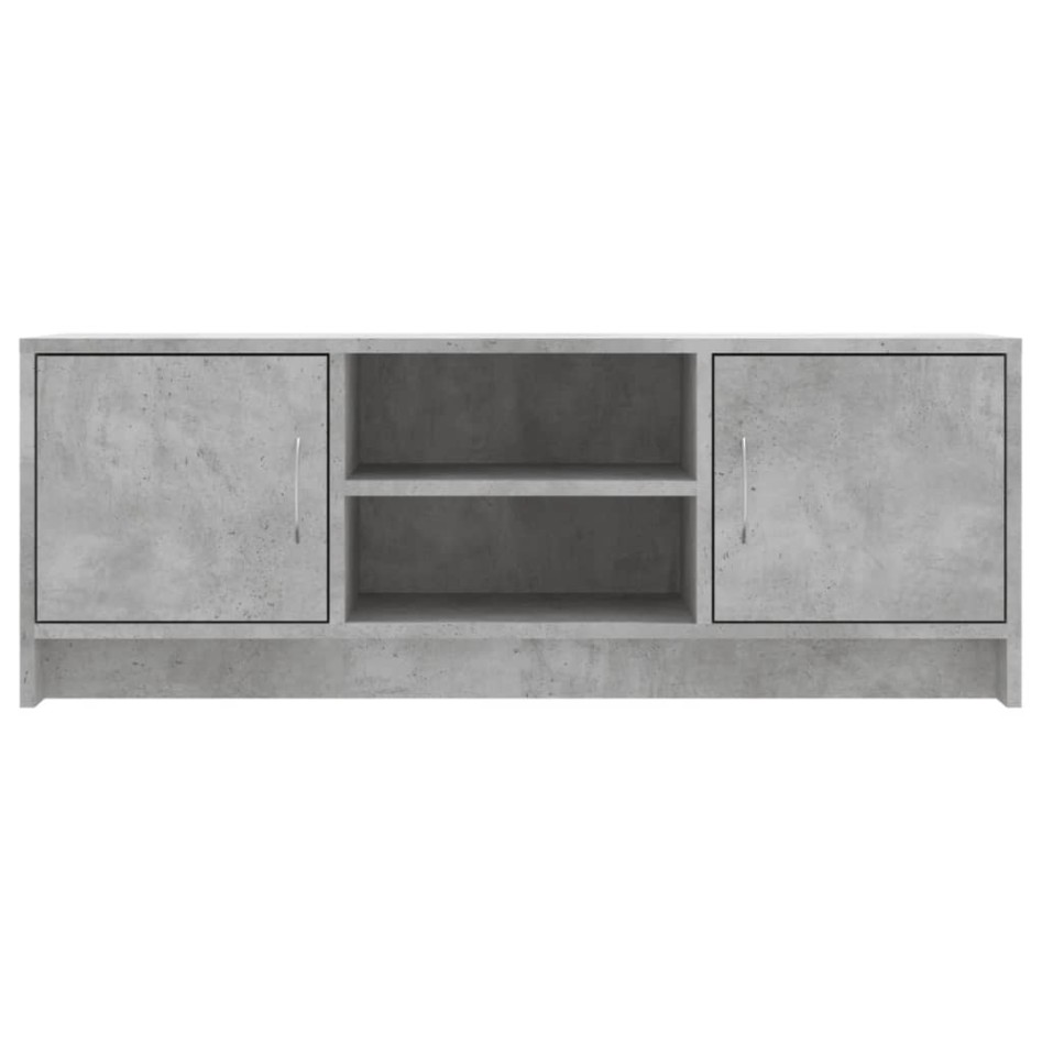 Mueble de TV madera de ingeniería gris hormigón 102x30x37,5
