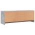 Mueble de TV madera de ingeniería gris hormigón 102x30x37,5