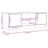 Mueble de TV madera de ingeniería gris hormigón 102x30x37,5