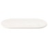 Tablero de mesa ovalado madera maciza pino blanco 90x45x2,5