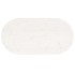 Tablero de mesa ovalado madera maciza pino blanco 90x45x2,5