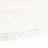Tablero de mesa ovalado madera maciza pino blanco 90x45x2,5
