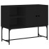 Aparador de madera de ingeniería negro 100x40x79,5