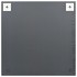 Espejos de pared cuadrados 2 unidades vidrio 50x50