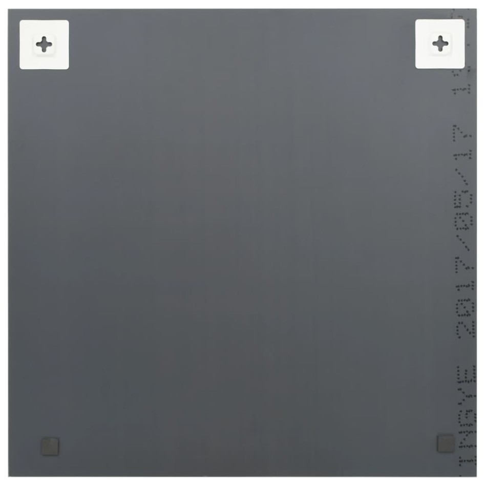 Espejos de pared cuadrados 2 unidades vidrio 50x50