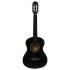 Guitarra clásica principiante y niño con funda negro 1/2