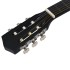 Guitarra clásica principiante y niño con funda negro 1/2