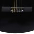 Guitarra clásica principiante y niño con funda negro 1/2