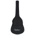 Guitarra clásica principiante y niño con funda negro 1/2