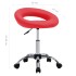 Silla de trabajo con ruedas cuero sintético