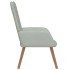 Sillón de relax de terciopelo gris