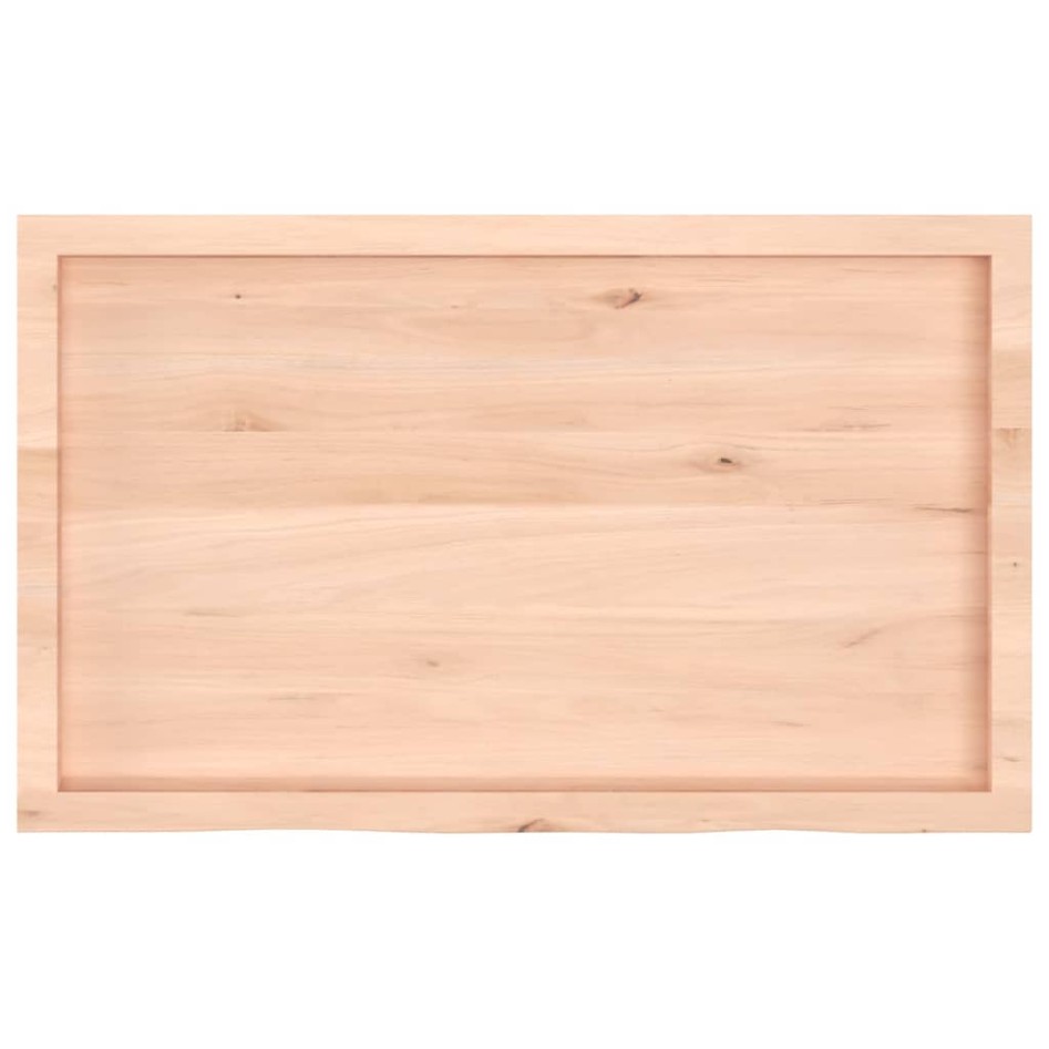 Tablero de mesa madera maciza roble sin tratar 100x60x(2-4)