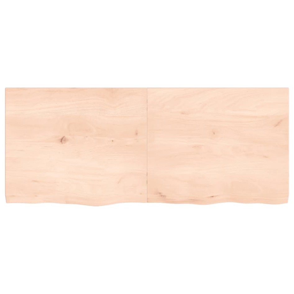 Tablero de mesa madera maciza roble sin tratar 120x50x(2-4)