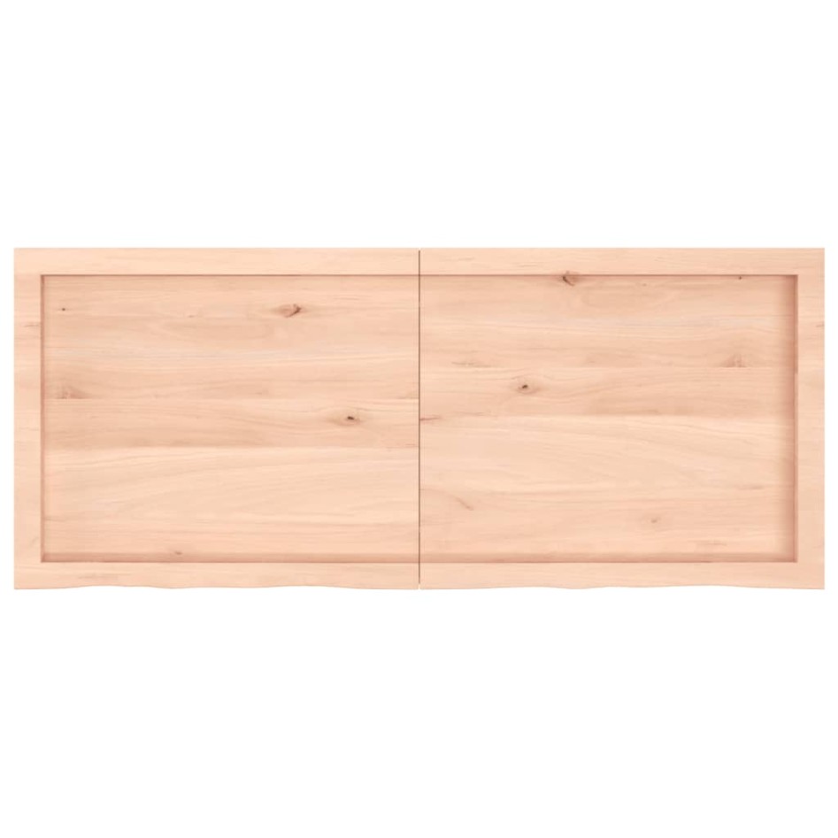 Tablero de mesa madera maciza roble sin tratar 120x50x(2-4)