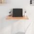 Tablero de mesa madera roble tratada marrón claro 60x60x2