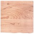 Tablero de mesa madera roble tratada marrón claro 60x60x2