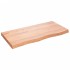 Tablero mesa madera roble tratada marrón claro 100x50x(2-6)