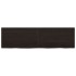 Tablero mesa madera roble tratada marrón oscuro 140x40x(2-4)