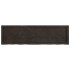 Tablero mesa madera roble tratada marrón oscuro 140x40x(2-4)