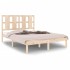 Estructura de cama madera maciza de pino 140x200