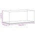 Caja de exposición acrílico transparente 34x16x14