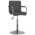 Taburete de cocina tela gris