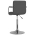 Taburete de cocina tela gris