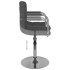 Taburete de cocina tela gris