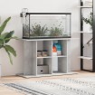 Soporte de acuario madera ingeniería gris hormigón 100x40x60 cm