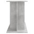 Soporte de acuario madera ingeniería gris hormigón 100x40x60