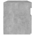 Mesitas de noche LED 2 uds contrachapada hormigón 60x35x40
