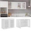 Armario colgante cocina contrachapada blanco 80x31x60 cm