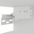 Armario colgante cocina contrachapada blanco 80x31x60
